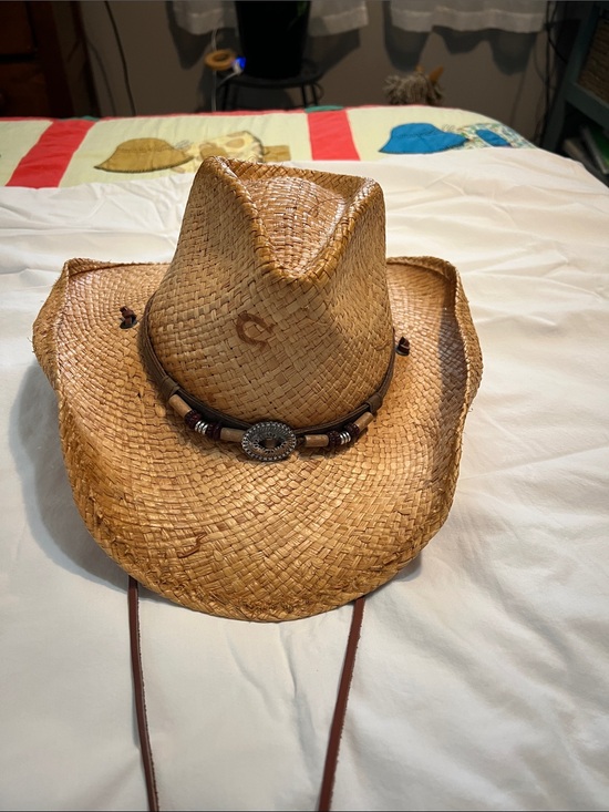 Charlie Horse Other - Charlie Horse Men's Natural Straw Cowboy Hat with Beaded Band